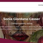 The website of the artist Sonia Giordano Gasser